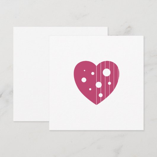 Kant van de Liefde Feestdagenkaart (Voorkant / Achterkant)