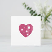 Kant van de Liefde Feestdagenkaart (Staand voorkant)