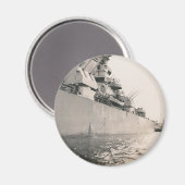 Kant van de militaire marineschip magneet (Voorkant / Achterkant)