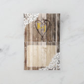 Kant van de Zonnebloemen van de Geweitakken van Bedankkaart (Binnen)