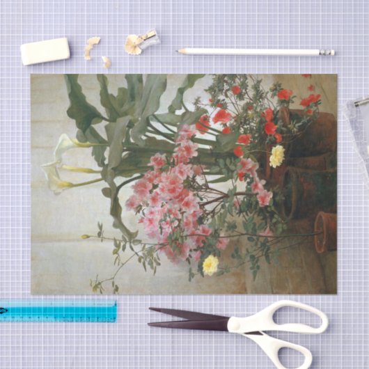  kant van een kas door tissuepapier (Craft)