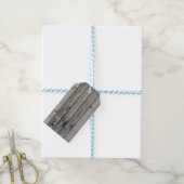 Kant van een schuur cadeaulabel (Met Touw)