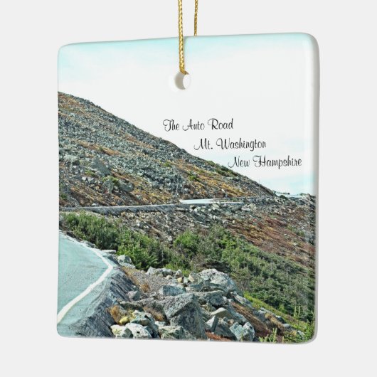 Kant van het Ornament van Mt. Washington (Links)