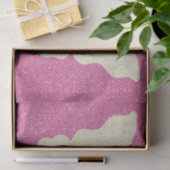 Kant vlinder op roze glitter weefsel papier (Geschenk)