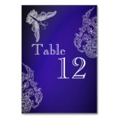  KANT & VLINDERS BLAUW OMBRÉ Tafel Kaart (Voorkant)