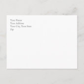  KANT & VLINDERS PAARSE OMBRÉ BRIEFKAART (Achterkant)