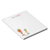 Kant voor het opmaken van opvallende pepers notitieblok (Schuin)