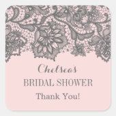 Kant Vrijgezellenfeest Favor Sticker (Voorkant)