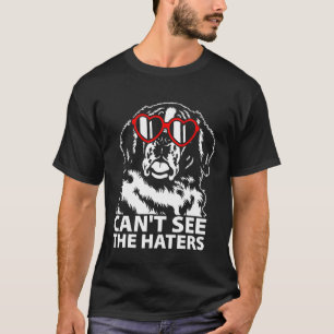 Kant Zie de Haters St Bernard met een bril T-shirt