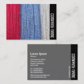 Kant zijband - donkerder thread visitekaartje (Voorkant / Achterkant)