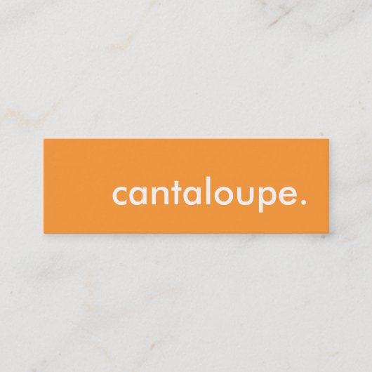 kantaal. mini visitekaartje (Voorkant)