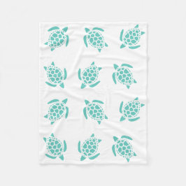 Kantaarn Aqua Blue Zee Fleece Deken