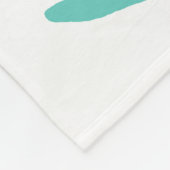 Kantaarn Aqua Blue Zee Fleece Deken (Hoek)