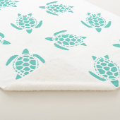 Kantaarn Aqua Blue Zee Sherpa Deken (3/4)