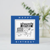 Kantaarn Laughter Theatrical Cartoon Kaart (Staand voorkant)