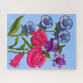 Kantaarngordels, blauw, rood en paars legpuzzel (Horizontaal)