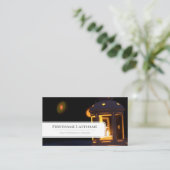 Kantaarnlicht voor professionele Event Managers Visitekaartje (Staand voorkant)
