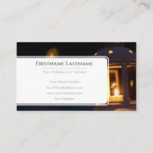 Kantaarnlicht voor professionele Event Managers Visitekaartje (Achterkant)