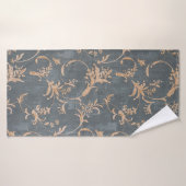 Kantaarnoud ornament behangsel op straat badhanddoek (Badhanddoek)
