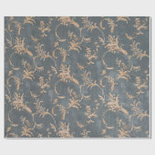 Kantaarnoud  ornament behangsel op straat cadeaupapier (Vlak)