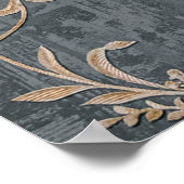 Kantaarnoud ornament behangsel op straat poster (Hoek)