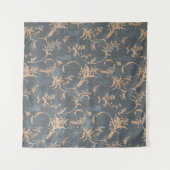 Kantaarnoud  ornament behangsel op straat wandkleed (Voorkant (horizontaal))