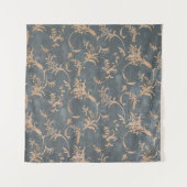 Kantaarnoud  ornament behangsel op straat wandkleed (Voorkant)