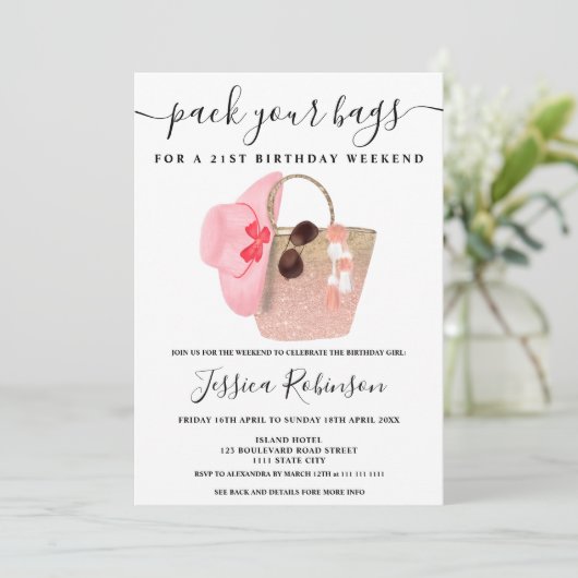 Kantaarnprogramma voor jaartassen weekend kaart (Staand voorkant)