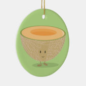Kantaarns kerstmis met fruit keramisch ornament (Rechts)