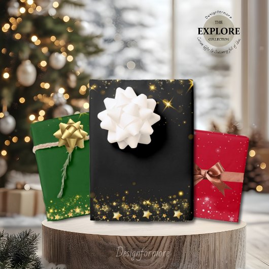 Kantaarnsterren WRAPPINGPAPIERSCHAPEN Inpakpapier Vel