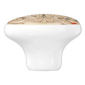 kantachtig keramische knop (Zijkant)