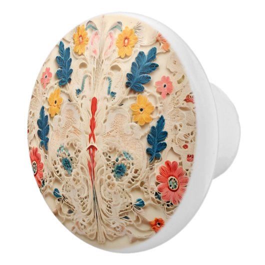 kantachtig keramische knop (Rechts)