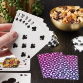 Kantachtige geometrische kunst pokerkaarten (Insitu)