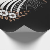 Kantachtige spook Halloween Cadeaupapier (Hoek)