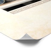 Kantallen: Nat trekt neer (24x18 inch) Poster (Hoek)