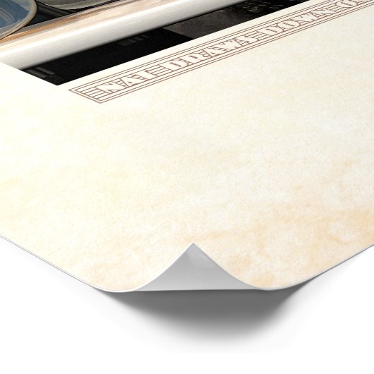 Kantallen: Nat trekt neer (24x18 inch) Poster (Hoek)