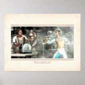 Kantallen: Nat trekt neer (24x18 inch) Poster (Voorkant)