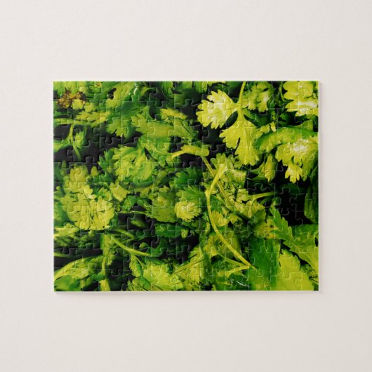 Kantantro/Korianderbladeren Legpuzzel (Horizontaal)