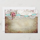  kantbanner rustiek Vrijgezellenfeest Kaart (Achterkant)