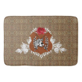  kantbloemen en oude symbool badmat (Voorkant)