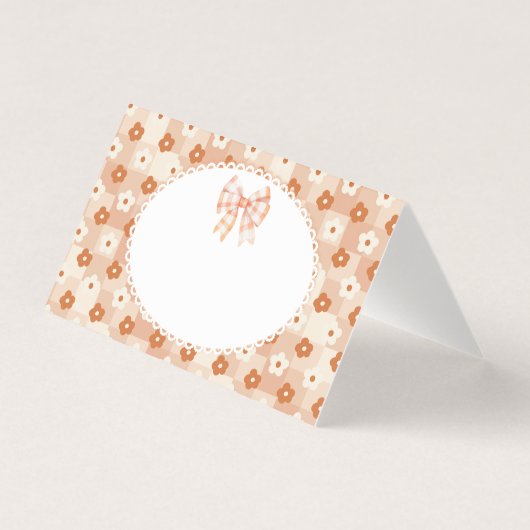  kantboog Cutie taart verjaardagsplaats kaart (Voorkant)