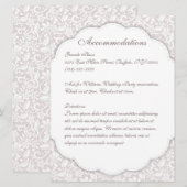 Kantdetails Programma Menu Kaart (Voorkant / Achterkant)