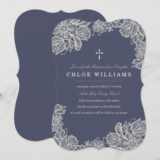 kantdoop kaart (Voorkant / Achterkant)