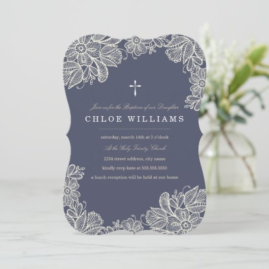  kantdoop kaart (Staand voorkant)