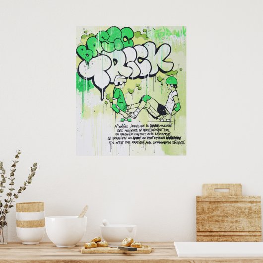 Kantel "Basic Trick" Print (Keuken)