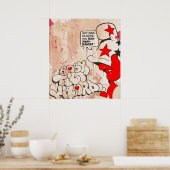 Kantel "Cheech"-afdrukken Poster (Keuken)