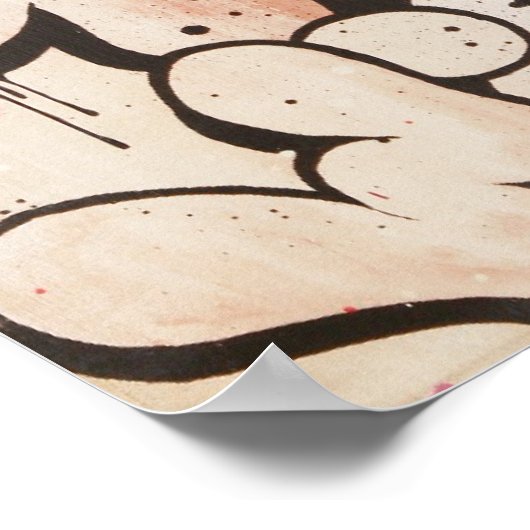 Kantel "Cheech" Print (Hoek)
