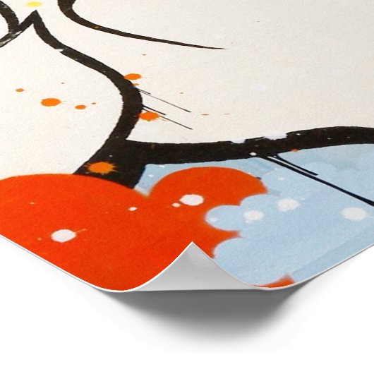 Kantel "Cloudy Names"-afdrukken Poster (Hoek)