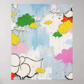 Kantel "Cloudy Names" Print (Voorkant)