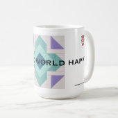 Kantel de wereld gelukkig mok (Voorkant rechts)